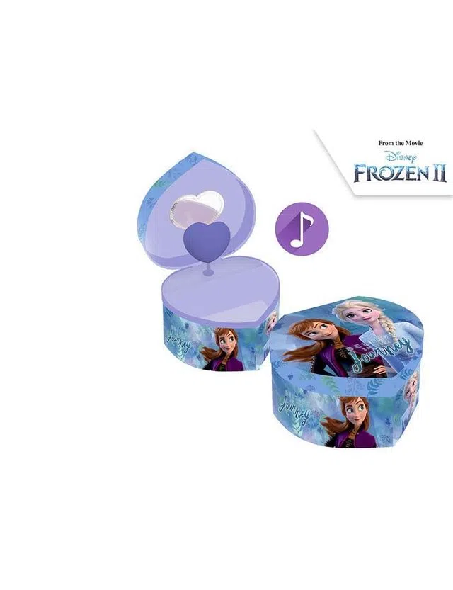 Musical Jewelry Box Heart Frozen 2