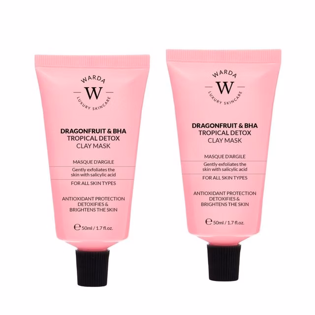 2 Máscaras de Argila Detox Tropical de Pitaya e BHA 50ml