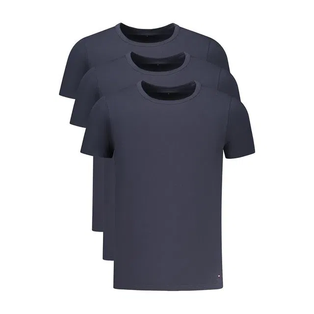 Pack de 3 camisetas azules