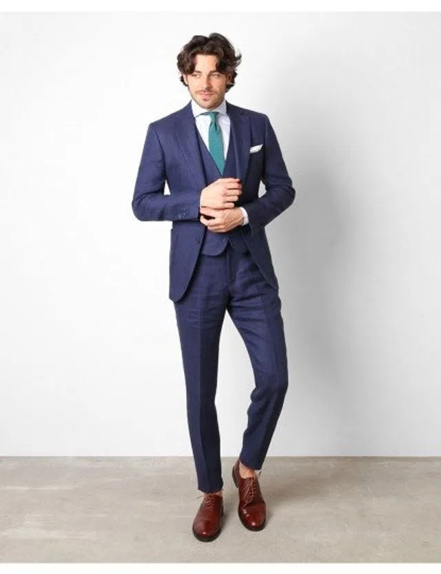 Blue Men's Suit