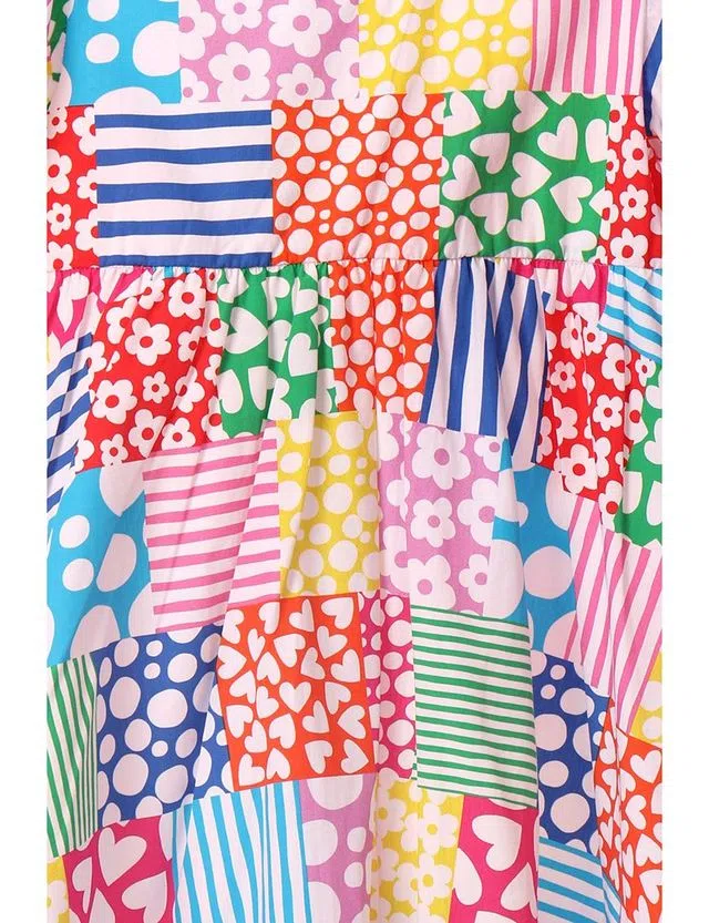 Vestido Copenhagen Multicor