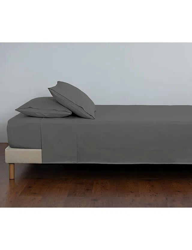 Conjunto Lençóis Micro Antracite