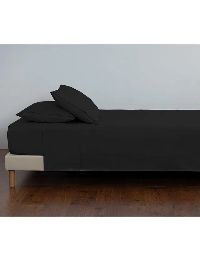 Conjunto Lençóis Micro Preto