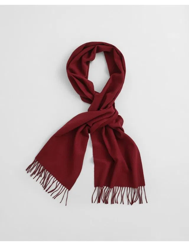Red Wool Scarf