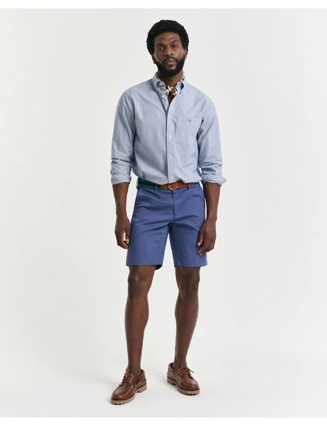 Calções Slim Sports Azul