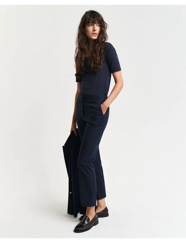 Slim Fit Blue Slacks