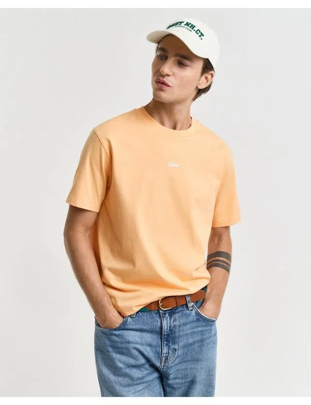 T-Shirt Small Graphic Laranja