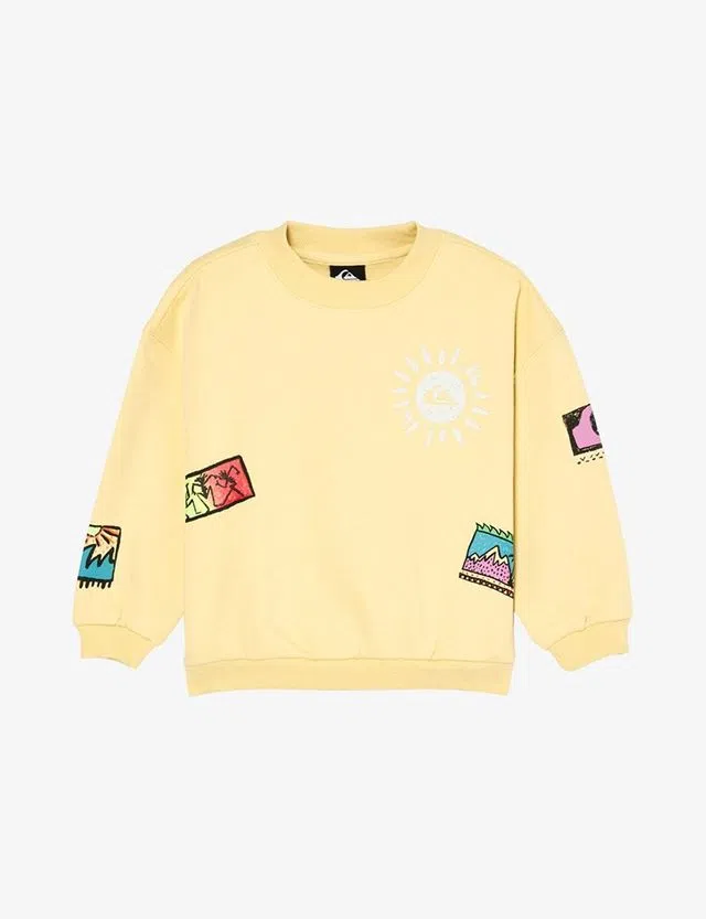 Sweatshirt Hippie Jump Crew Amarelo Kids