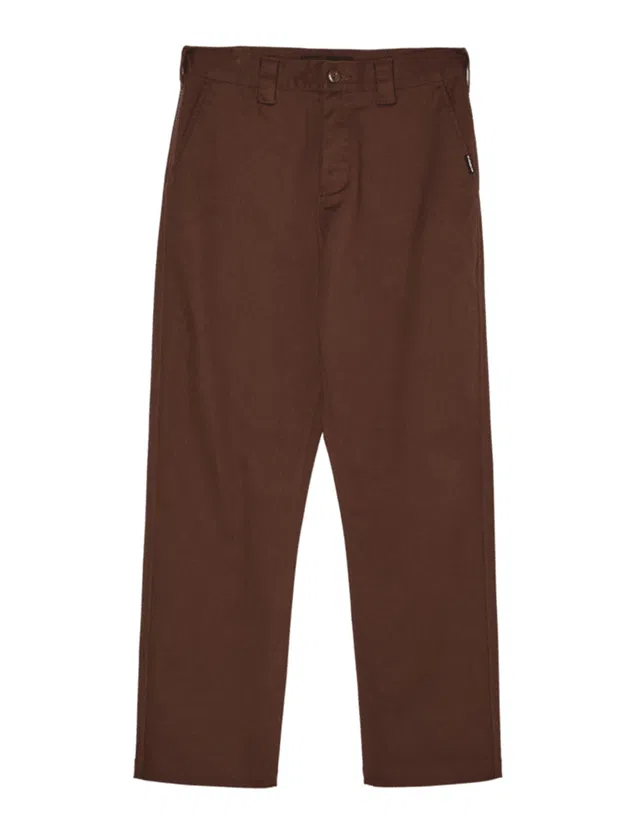 Calças Chino Union Regular Castanho