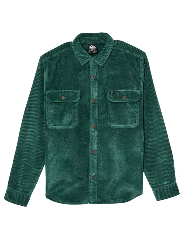 Camisa de bombazina Venture Cord Verde