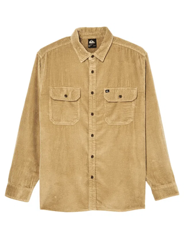 Camisa de bombazina Venture Cord Bege