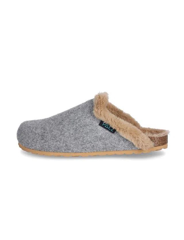 Dreamer Felt Grey Kids Clogs