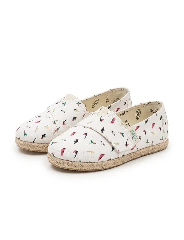 Alpercatas Print Bird Natural Kids