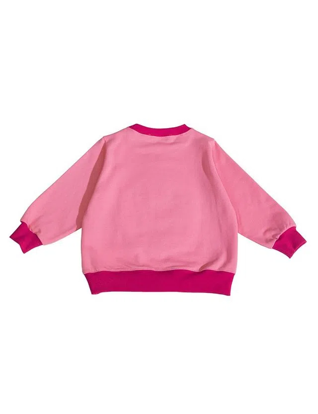 Sweatshirt Dots Fuschia