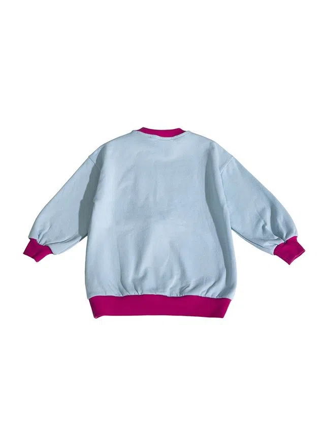 Sweatshirt Dots Azul