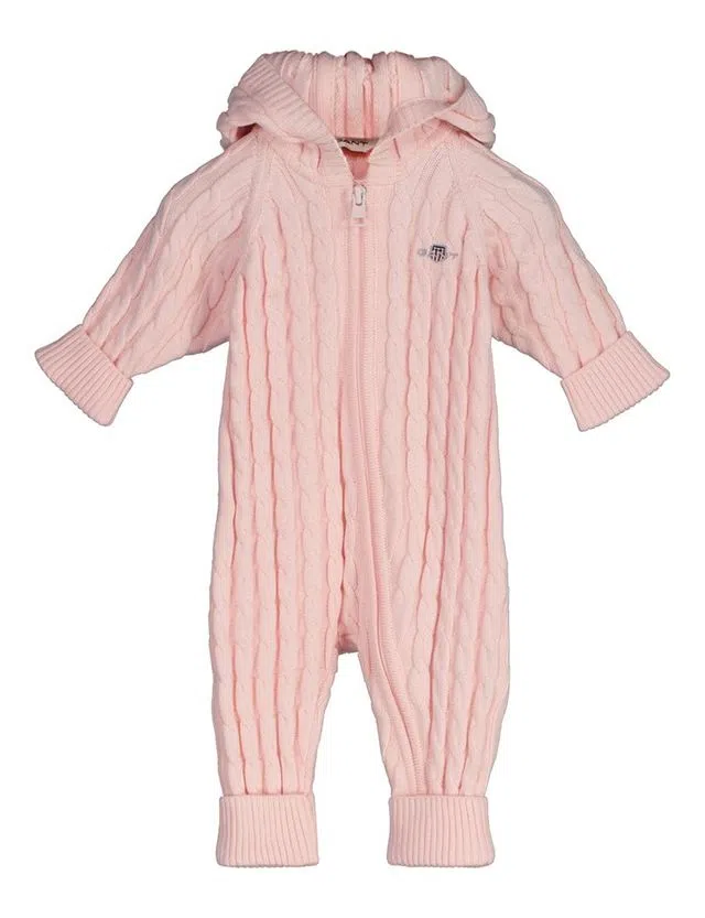 Baby Cable Shield One Piece Pink