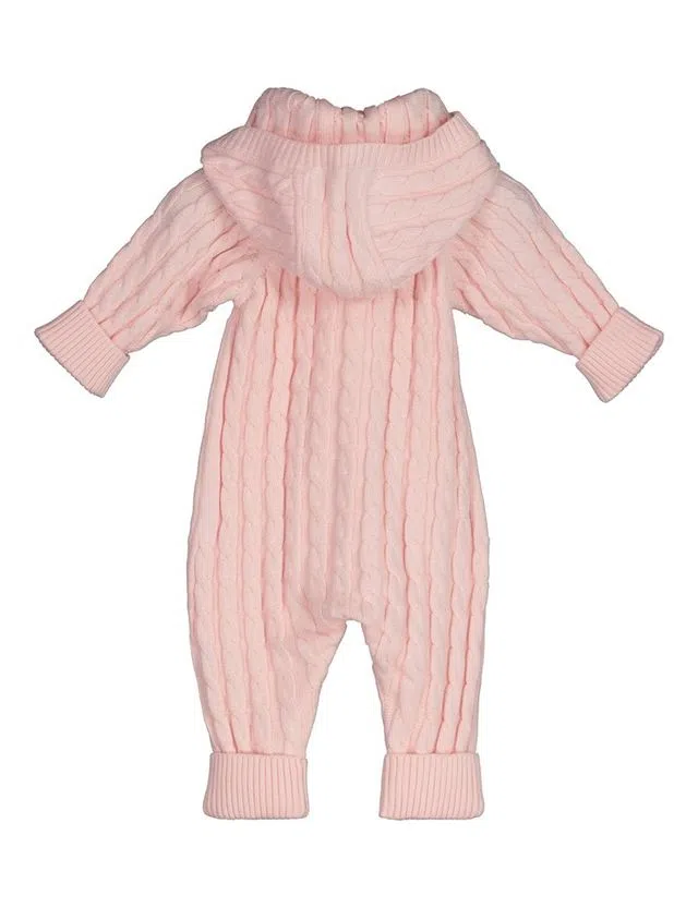Baby Cable Shield One Piece Pink
