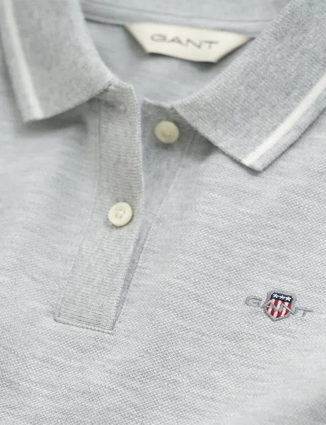 Grey Piqué Dress