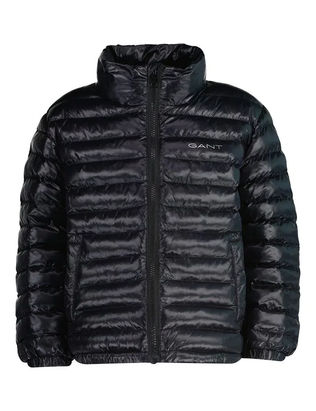 Shiny Black Padded Jacket