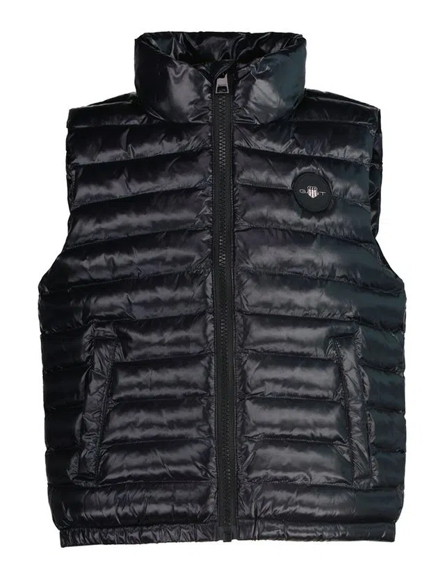 Colete acolchoado Shiny Preto