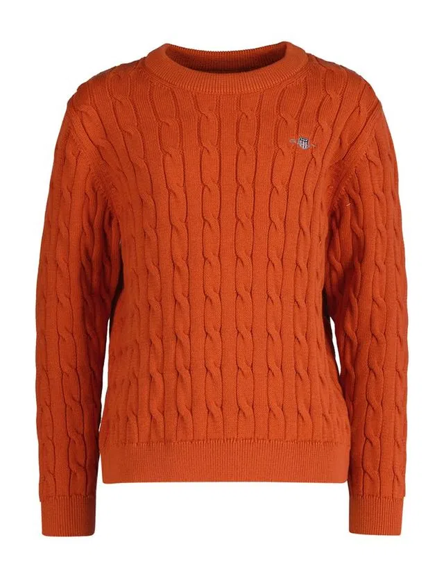 Camisola de malha Laranja