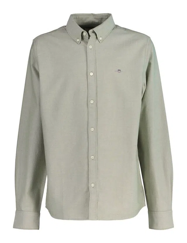 Shield Oxford BD Green Shirt