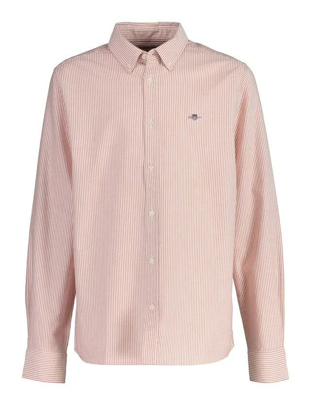 Orange Striped BD Oxford Shirt
