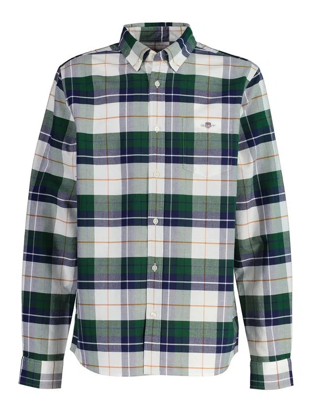 Green Check Oxford Shirt