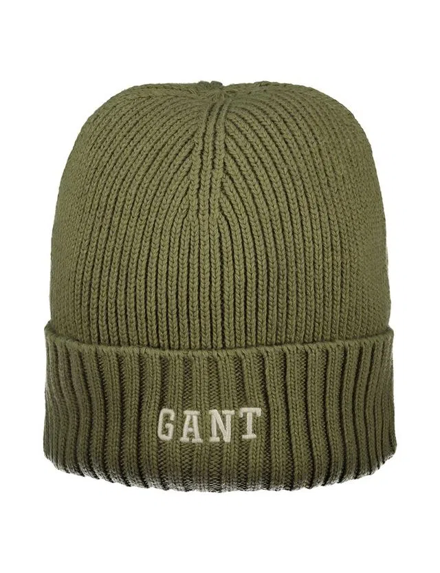 Graphic Green Beanie