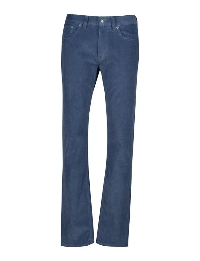 Slim Cord Blue Jeans