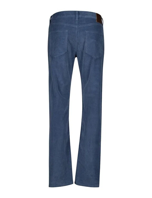 Slim Cord Blue Jeans
