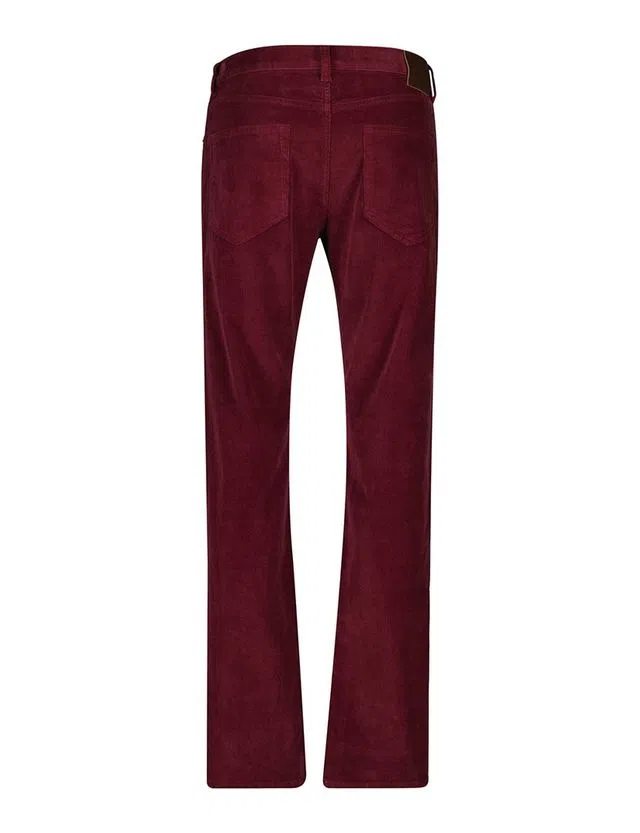 Slim Corduroy Red Jeans