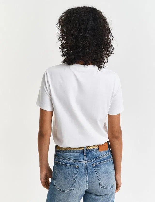 T-Shirt Reg Tonal Graphic Bege