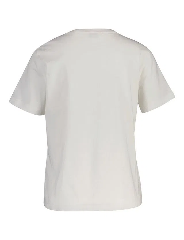 T-Shirt Reg Cotton Crest Pocket Bege