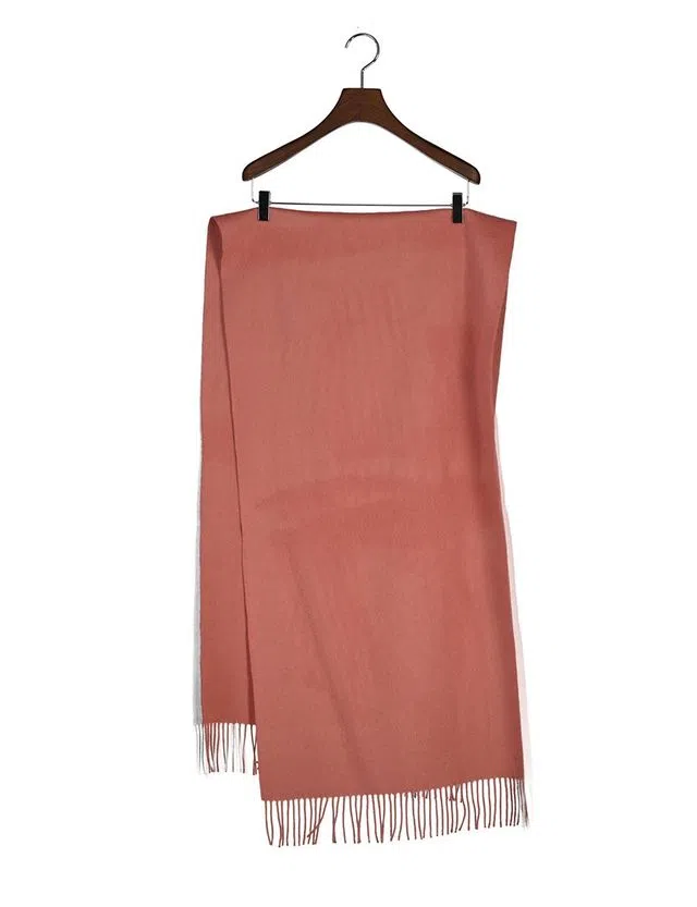 Pink Wool Scarf