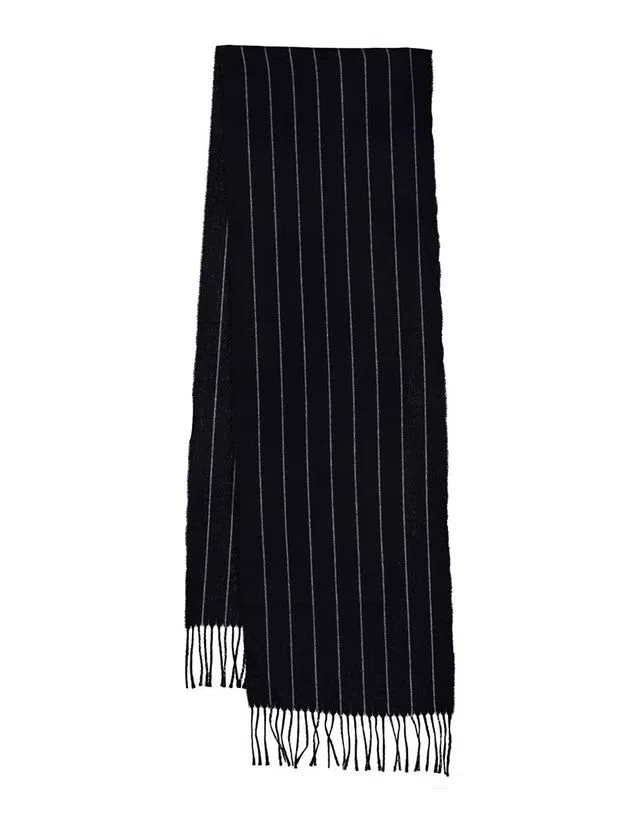 Blue Wool Scarf