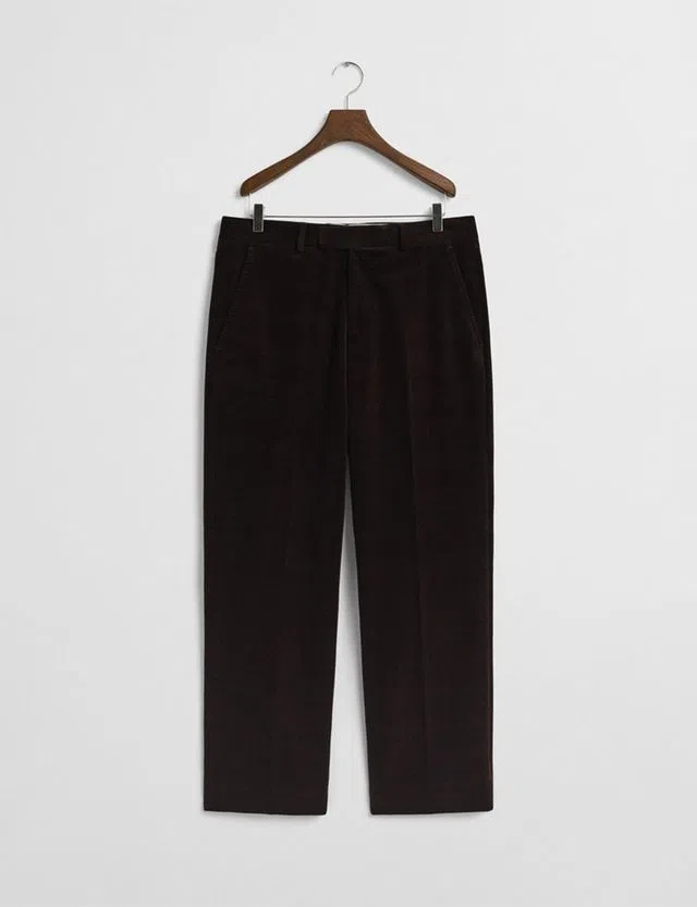 Brown Velvet Suit Trousers