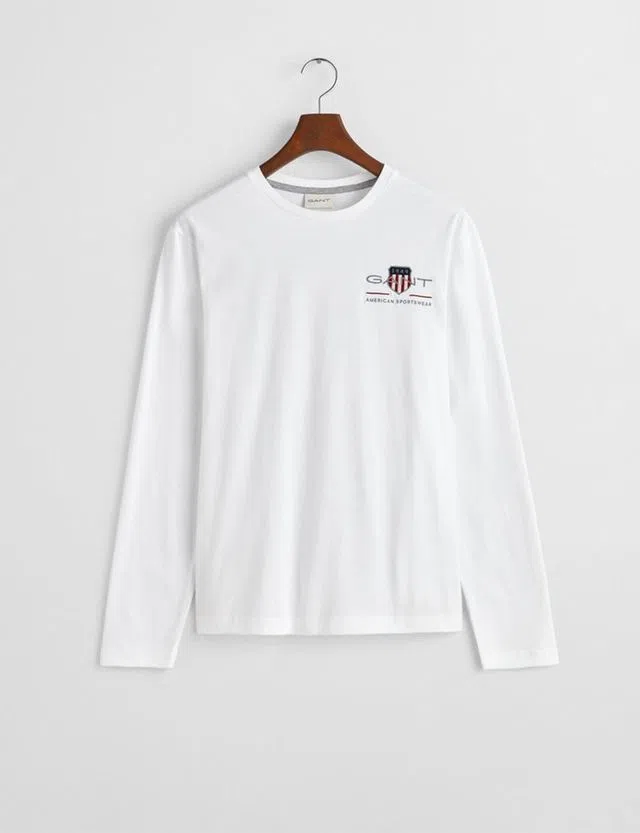 Camisola Reg Medium Archive Shield Branco