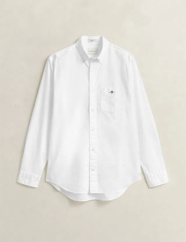 Camisa de popelina Classic regular fit Branco