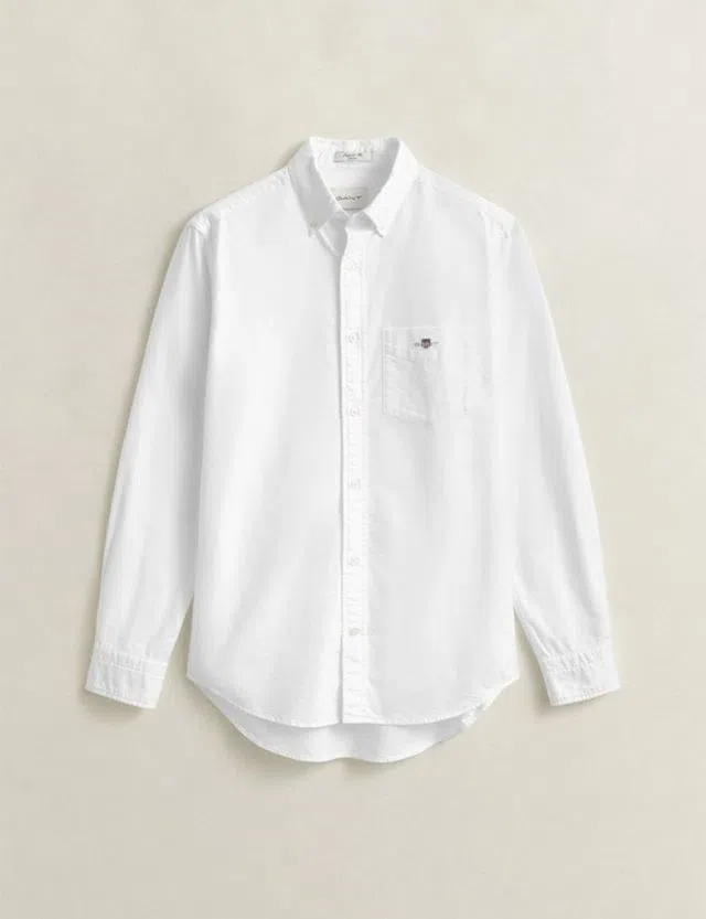 Camisa Regular Fit Classic Oxford Branco