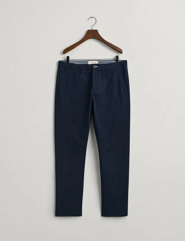 Slim Blue Chino Pants