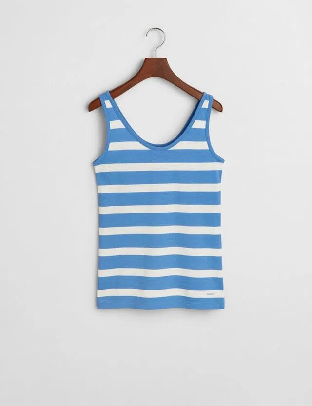 Blue Striped Tank Top