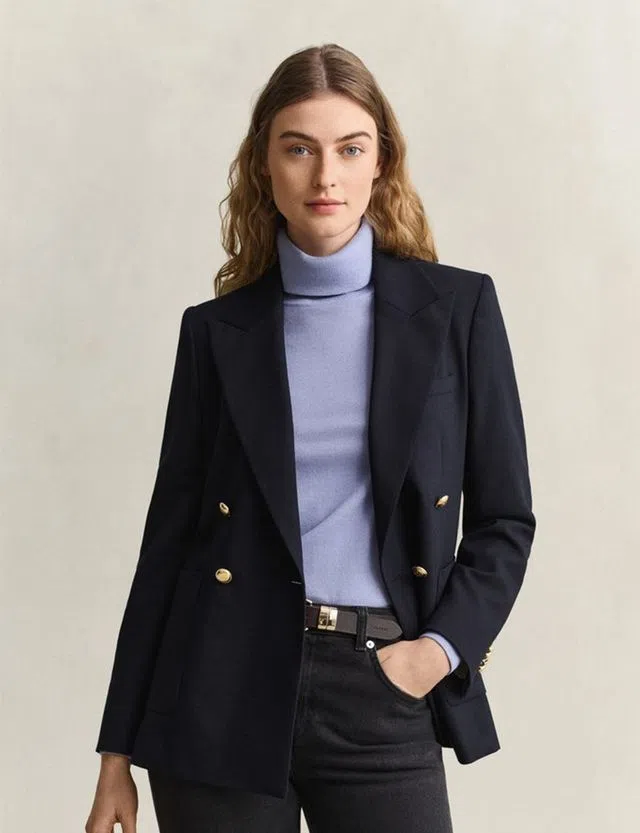 Blazer Slim Club Azul