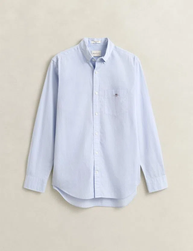 Camisa de popelina Classic regular fit Azul