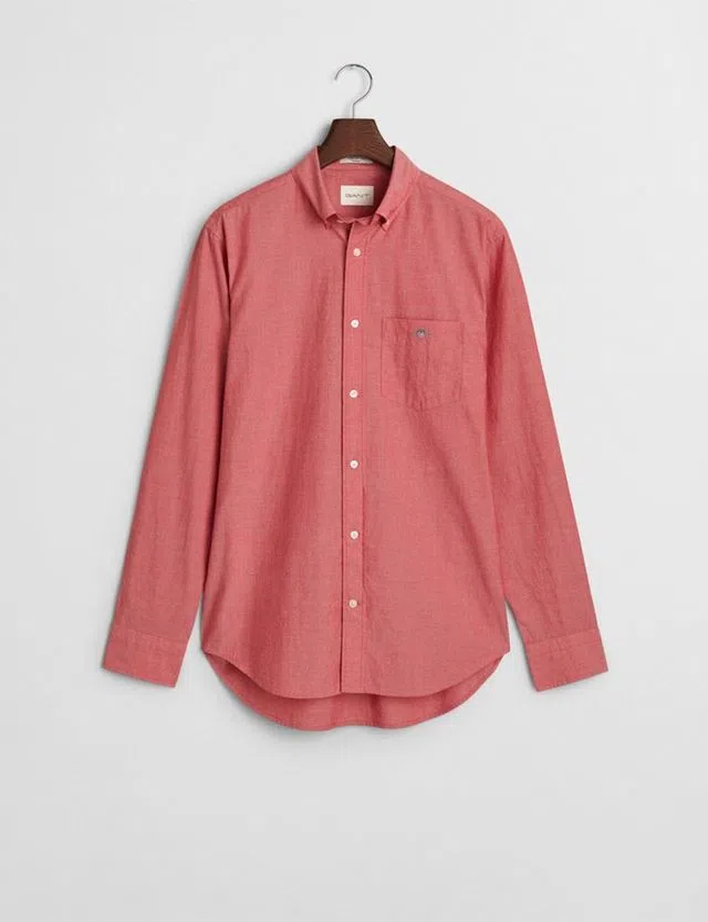 Camisa de popelina Classic regular fit Rosa