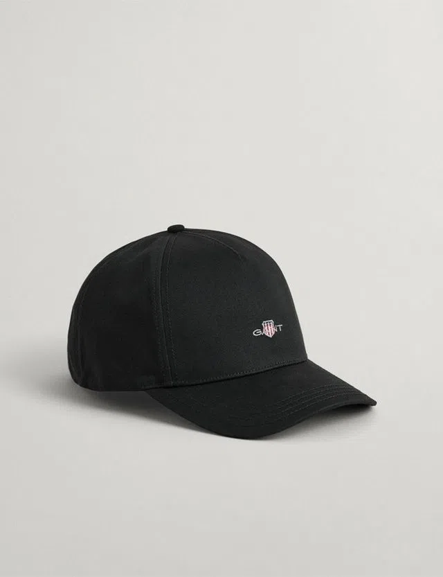Shield Twill Black Cap