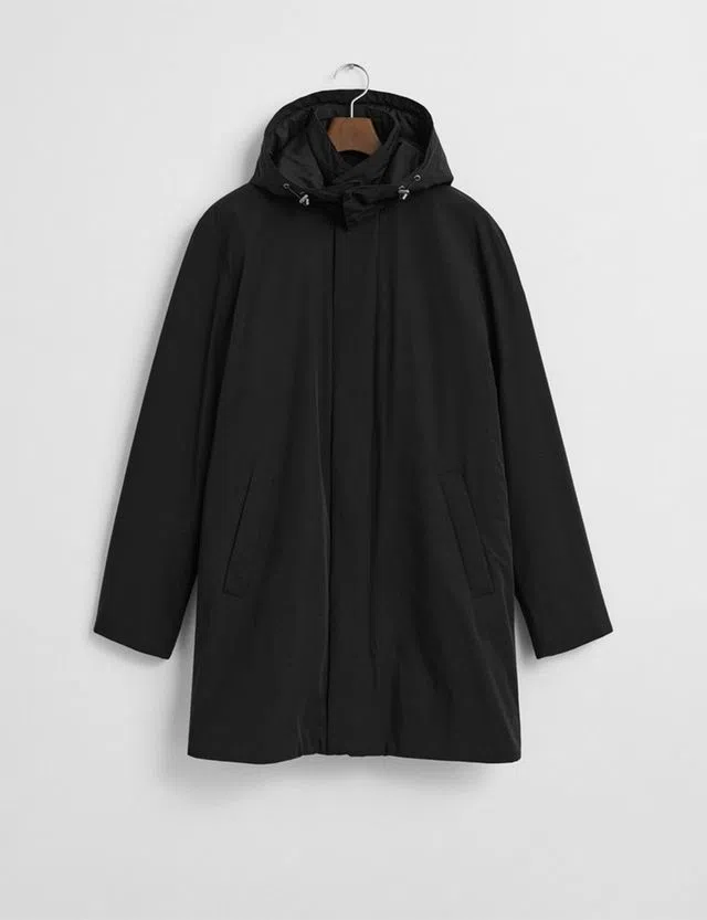 Casaco acolchoado Car Coat Preto