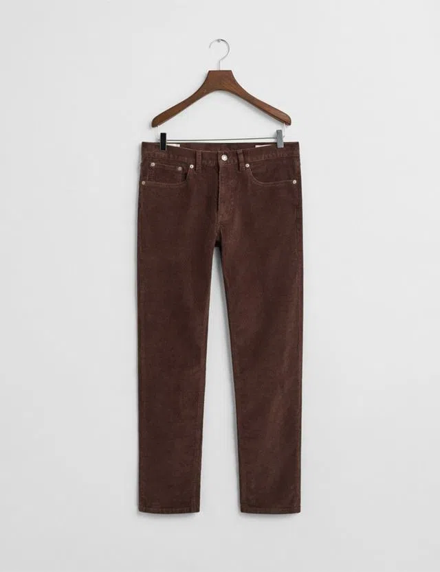 Slim Corduroy Brown Jeans