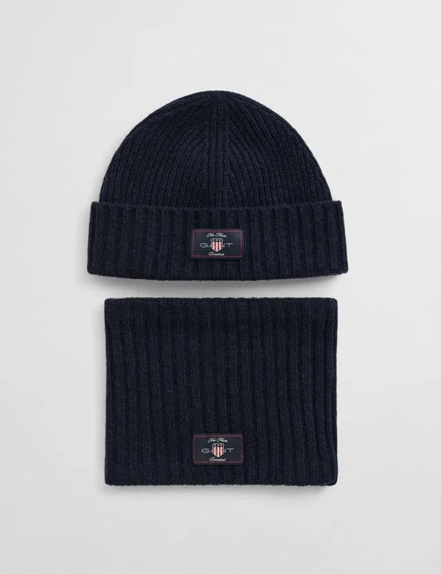 Blue Wool Beanie - Gift