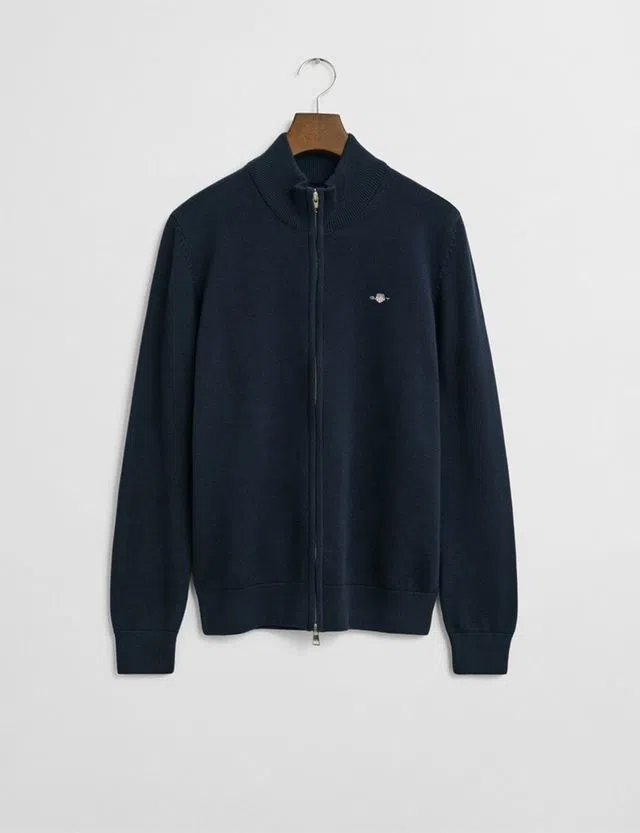 Cardigan de malha Azul